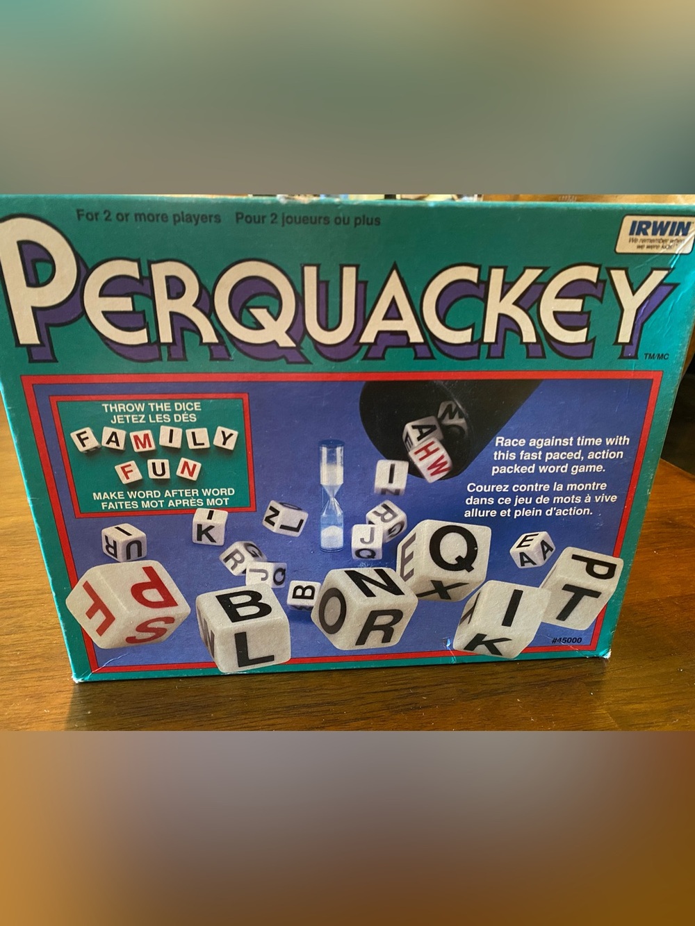 Perquackey Vintage Word Dice Game